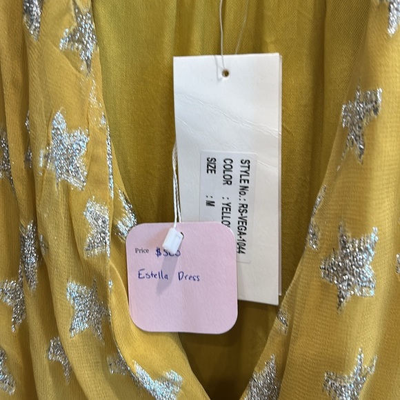 Rococo Sand Vega Yellow Estella dress size M BNWT - Picture 14 of 14